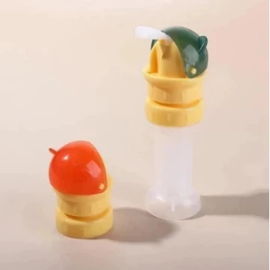 Nắp Gắn Ống Hút Cho Bé Silicone Mềm Chống Tràn Chống Sặc Gắn Chai Nước Coca Lavie Không BPA