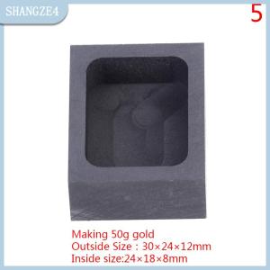 【SHANGZE4】 phôi thanh khuôn nồi nấu kim loại cho nóng chảy vàng bạc đúc tinh chế