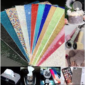 12x20cm Self Adhesive Rhinestone Sticker Tape DIY Decoration Diamond Sticker For Arts Crafts DIY Car