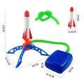 Kids Foot Pedal Air Pump Rocket Launcher Toy Kit Foam Rocket Accessories Boys Girls Outdoor Jumping Sport Launch Rocket Game Toy. 