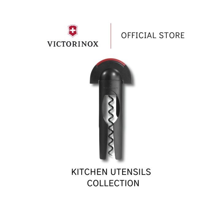 Victorinox Corkscrew with Foil Cutter Teflon-Coated Wine Opener