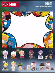 POPMART DIMOO Time-Roaming Series Figures pop mart dimoo blind collection action figure decorative gift