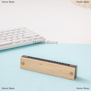 [COD] Home Base ตัวอ่อนไม้สีขาวแบบทำมือ16รูเครื่องดนตรีฮาร์โมนิก้าเล็กๆน้อยๆของเล่นเพื่อการศึกษาสำหรับเด็กปฐมวัย