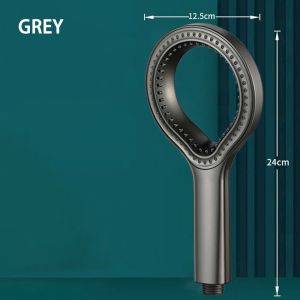 SQMETR Rainfall Spray High Pressure Shower Head Adjustable Ring Design Spray Shower Head Easy Install Handheld Showerhead