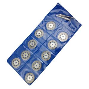 12 Pieces/Set 22mm Mini Abrasive Diamond Cutting Disc for Rotary Tool Plastic Laminates Cutting Grinding Wheel Disk