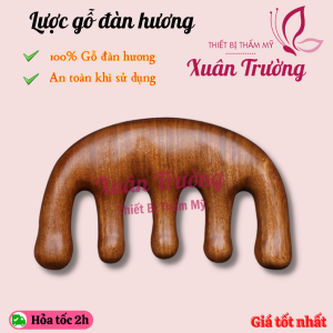 Lược Gỗ Đàn Hương Massage da đầu đả thông kinh lạc