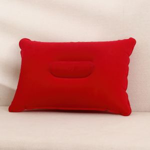 Gối hơi nằm ngủvăn phòng gối tựa lưng gối du lịch tiện lợi nhỏ gọn (34x22.5cm)-HAUSE