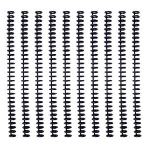 10 cái nhựa ràng buộc lược với 30 vòng nhựa ràng buộc lược dễ mở và đóng cho các tập tin