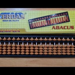 Peralatan Bantu Hitung Sempoa ABACUS 17 Alat Kuno Jual Plastik Edukasi Mainan Ilmu Berhitung Matematika Edukatif Siswa Pelajaran Menghitung Tools Perlengkapan Mathematics Stuff Sekolah School Old Math Counting Help Count Murah Termurah Grosir Prakarya