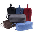 Stylish Cosmetic Canvas Case Lightweight Women Travel Portable Multifunctional Makeup Bag For Outdoor Adventures Daily Makeup Storage Travel. 