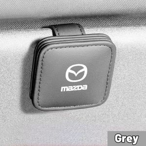 แว่นตากันแดดที่วางแว่นตาในรถคุณภาพสูงคลิปรัดปากอุปกรณ์ตกแต่งภายในรถยนต์กระบังแสงสำหรับ MAZDA2 MAZDA3มาสด้า CX-5 CX-7 CX-9ส่วย BT-50 323 MAZDA6 B2200 Familia Miata MX-5 626 B2500 E-Series MAZDASPEED6 121 929 B23