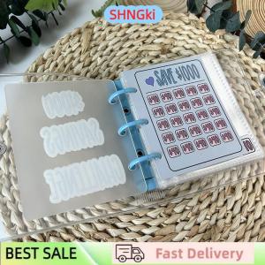 SHNGki Savings Challenge Book Saving £1000 Money Binder Mini Portable Money Book Saving Loose-leaf Notebook Cash Budget Storage Book