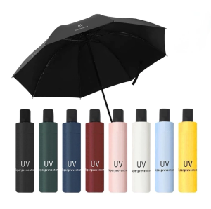 Payung Lipat Anti UV Korea Style Anti Sinar Panas Ultra violet Motif Menarik 3D Magic Polos Bear