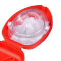 1 Pocket one-way breathing CPR Mask in hard case with instruction manual Resuscitation Face Shield First Aid Kit Emergency. 