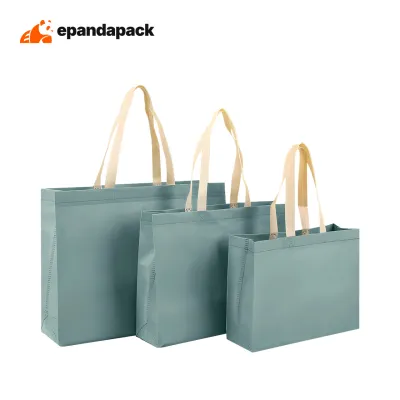 Non Woven Bag Beg Eco Friendly Shopping Tote Reusable Goodie Gift Handle Bag Kitar Semula Bungkusan