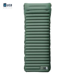 Ueblock✈10cm Self-Inflating Sleeping Mat with Foot Pump & Pillow Ultralight Camping Mat Camping Air Mattress for Outdoor Use