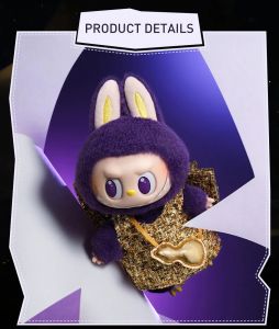 Replica POP MART THE MONSTERS LABUBU PRONOUNCE WINGS OF FORTUNE Vinyl Plush Doll Stuffed Toys