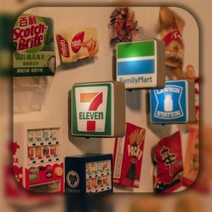 SKJK Plastic ic Fridge Stickers ic Display Board Luminous Light Boxes Creative Luminous Creative Light Sign Convenience Store