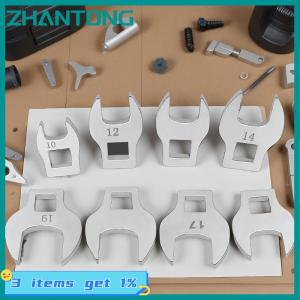ZHANTONG 8Pcs 3 8 Inch Interchangeable Handle Bull Head Ratchet Wrench Set Medium Drive L-Shaped Horn Spanner Accessories