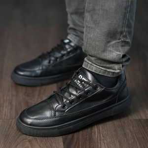 Sneakers Pria RJT Air Kenzo Low-Top Kulit PU Warna Putih/Hitam - Gaya Casual Sporty