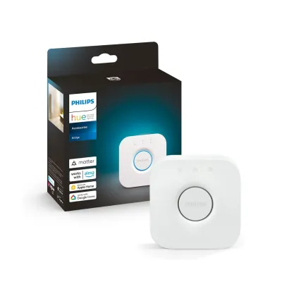 Philips Hue Bridge Lighting Hub - White (Compatible with Amazon Alexa Apple HomeKit and Google Assistant)