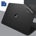 Da cơ thể sticker cho Apple MacBook Air Pro 13 14 16 M1 M2 M3 Chip Phía Trước Và Trở Lại Không Gian Màu Đen miếng dán laptop 2023 A2992 A2991 2021 Pro 14 16. 