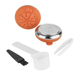 【i Cafilas】[YJ05] Reusable Refillable Coffee Capsule Filter Stainless Steel Crema Maker Cups Pod for Didiesse Frog Base Revolution Coffee Machine