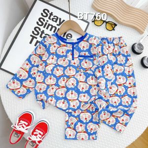 9KG-42KG ĐỒ BỘ TOLE LANH TAY DÀI QUẦN DÀI BÉ TRAI MẶC NHÀ MẶC NGỦ