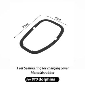 สติกเกอร์ยางซีล BYD EV Atto 3 Yuan Plus dolphin Seal กันฝุ่น สําหรับติดตกแต่งรถยนต์ 1 ชิ้น