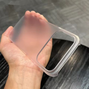 [JLK] Matte Ultra thin Transparent Frameless Case for iPhone 18 Air 17 12 Mini 11 15 16 Pro Max 13 14 Plus 17pro 17 Air Borderless PC Cover
