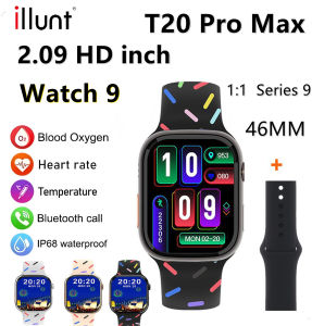 2024 Original T20 Pro Max Smart Watch 9 Series 9 Bluetooth Call 2.09 HD Men WomenMusic 4 Game Waterproof Heart Rate For SAMSUNG HUAWEI XIAOMI IQOO Realme