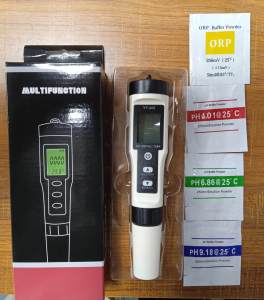 4 in 1 PH ORP H2 Temperature Hydrogen-rich Meter Portable Pen Water Quality Purity Detector