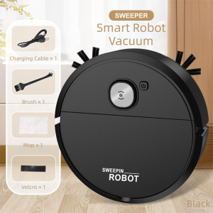 LOVELY HUT Self-Cleaning Robot Vacuum Cleaner Anti-Tangle Auto Recharge Smart Sweeping Robot Mini Strong Suction Floor Carpet Cleaning For Pet Hair