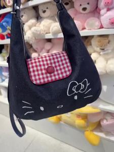 Korean Stylish HelloKitty Shoulder Bag for Women 2025 New Commuting Class Single Shoulder Crossbody Bag