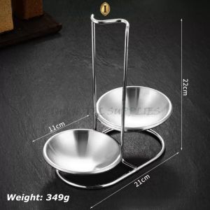Thickened 304 Stainless Steel Spoon Colander Shelf Hotel Restaurant Spoon Rack Spoon Holder Hot Pot Spoon Shelf