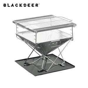 Camping Fire Rack Stainless Steel Picnic Grill Foldable Portable Be Fire Table Carbon Heating Wood Fire Home Grill