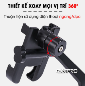 Giá Đỡ Điện Thoại Xe Máy- Kẹp Điện Thoại Gắn Xe Máy C2 Chống Cướp Cực Chắc Chắn