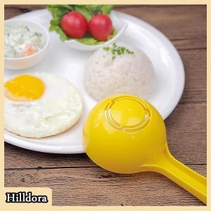 [Hilldora] ช้อนข้าวรูปทรงพลาสติกแม่พิมพ์ตักข้าวแบบไม่ติดช้อนตักข้าวแบบ DIY ช้อนข้าวแบบครึ่งรอบอุปกรณ์ครัว
