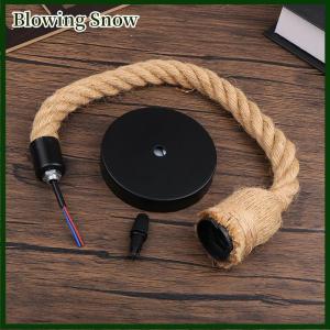 Blowing Mỹ cổ điển gai dây mặt dây đèn nhà hàng bar cafe công nghiệp trang trí mặt dây đèn dệt tay dây đèn