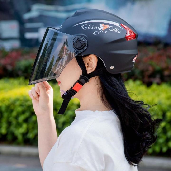 Electric Bicycle Helmet Motorcycle Helmet Men Women Dual Visors