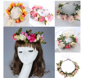 1pcs Big Flower Crown