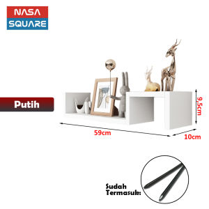 Rak Dekoratif Hiasan Dinding Kreatif Untuk Latar Dinding Supaya Lebih Rapih Dan Cantik - NASA SQUARE