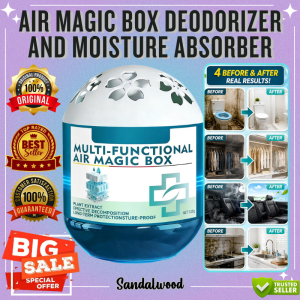 Top Seller MULTI-FUNCTIONAL DUST REMOVAL AIR MAGIC BOX | Deodorizer & Moisture Absorber | Prevents Mold & Mildew Growth | Automatic Dust-Collecting Vacuum Cleaner Box | Effective Decomposition & Mold Proof Air Freshener | Dust Removal & Odor Eliminator