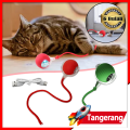 Bola Kucing Otomatis Pet Mainan Bola Listrik Bergulir Cerdas Led Laser Interaktif Bola Mainan. 