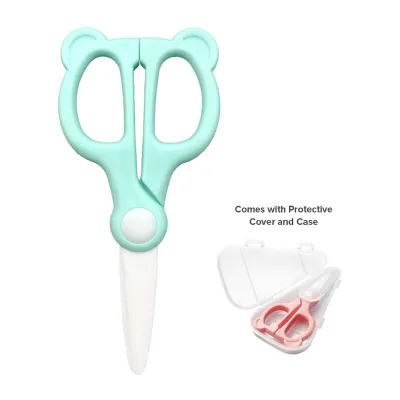 Cubble Little Bear Ceramic Food Scissors - Mint