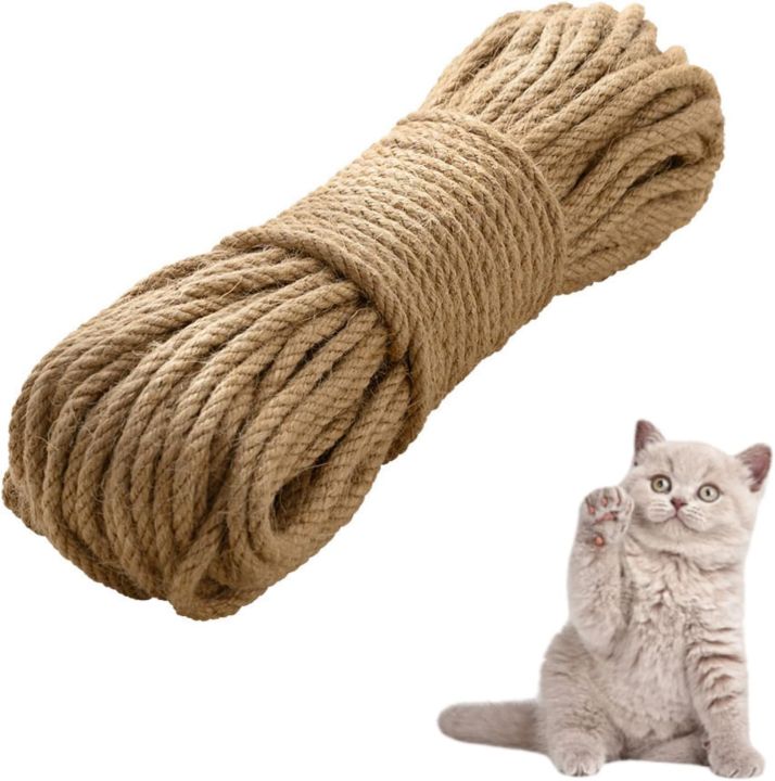 6mm Natural Sisal Rope DIY Jute Sisal Rope Binding Rope for Cat