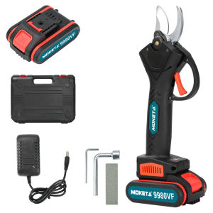 Moketa 9980VF Cordless Electric Branch Pruner Pruning Shears Electric Scissors Pruner Ratchet