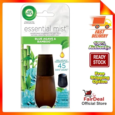 Air Wick Essential Mist Refill Blue Agave and Bamboo Essential Oils Diffuser