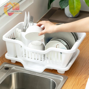 Rổ Nhựa Úp Chén Bát T20 Khay Đựng Chén Bát Ráo Nước Bằng Nhựa Tiện Dụng
