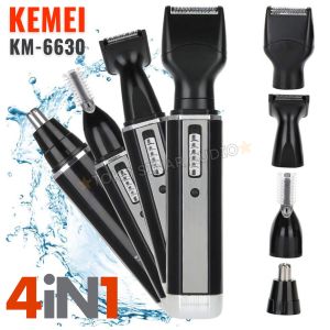 KEMEI Alat Cukur Rambut Multifungsi Tanpa Kabel 1 Set KEMEI KM-6630 Professional Hair Clipper / Mesin Cukur Rambut/ Cukuran Pemangkas Rambut / Mesin Potong Rambut / Alat Cukur Kumis / Alat Cukur Jenggot / Alat Cukur Bulu Kemaluan / Mesin Cukur Mini Cas